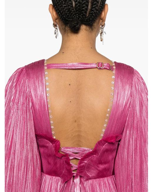 Maria Lucia Hohan Pink Harlow Maxi Dress