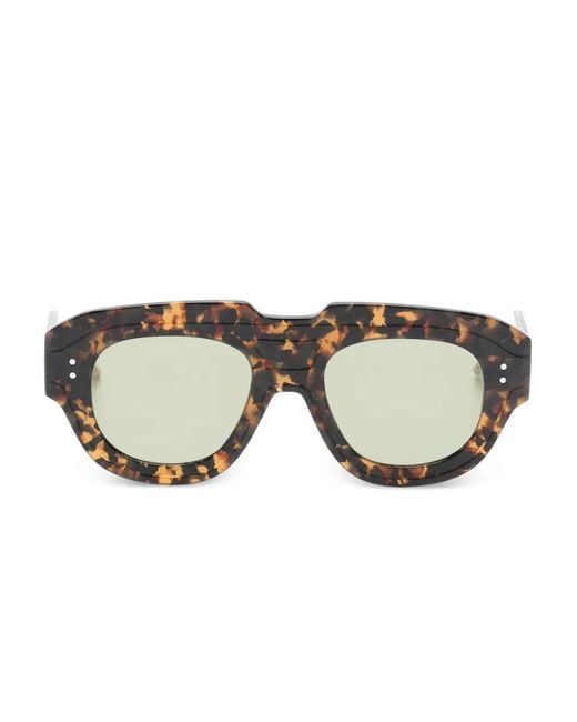 Thom Browne Brown Geometric Sunglasses
