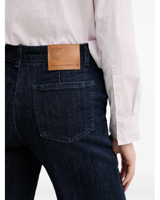 Benetton Blue Jean À Coupe Ample