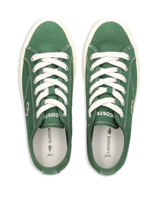 Lacoste Green Backcourt Logo-patch Sneakers for men