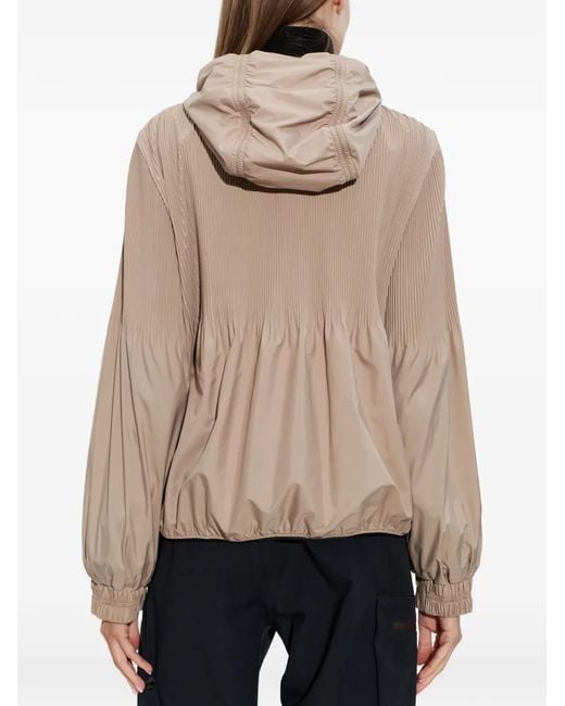 Chaqueta Con Parche Del Logo Moncler de color Natural