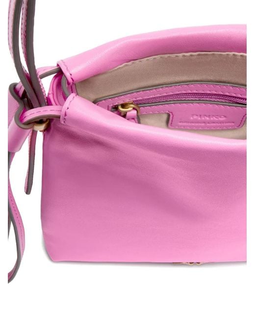 Pinko Love Bird レザーバッグ Pink
