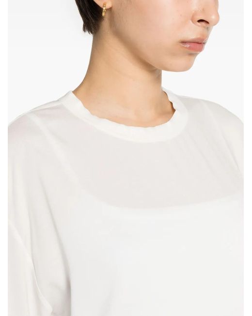 Fabiana Filippi White Crew-neck T-shirt