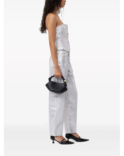 Ganni Black Mini Bou Bag Cross Body Bag