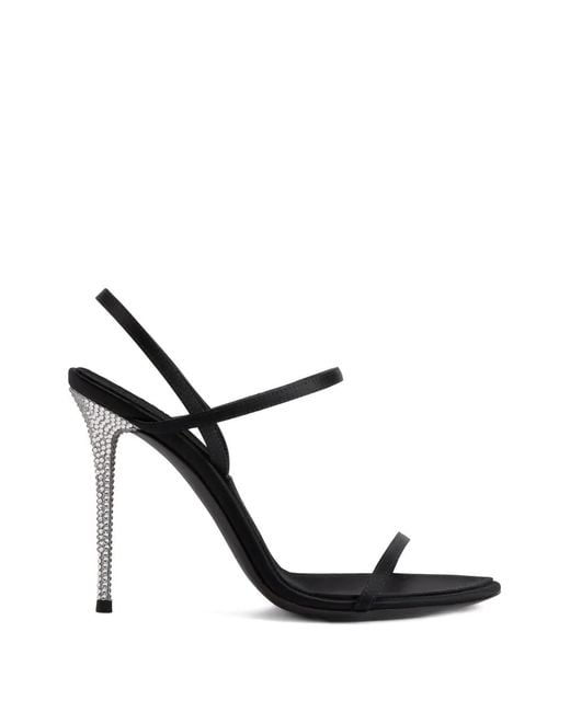 Giuseppe Zanotti Black Saphyra Open-Toe Sandals