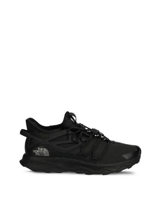 The North Face Black Drawstring Logo-Print Sneakers for men