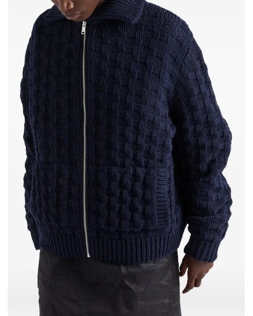 Prada Wollen Vest in het Blue