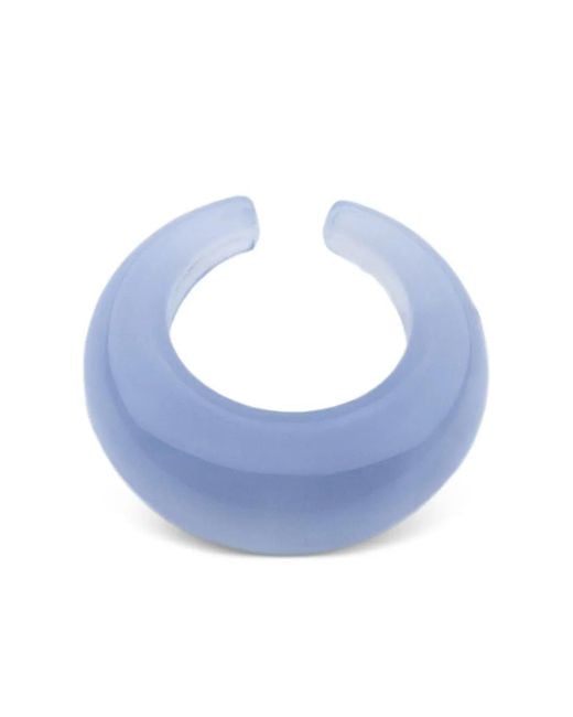Luminous 27 Blue Criolla Chalcedony Ear Cuff