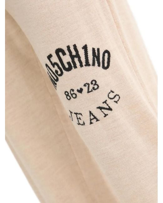 Moschino White Pantalon À Lien De Resserrage