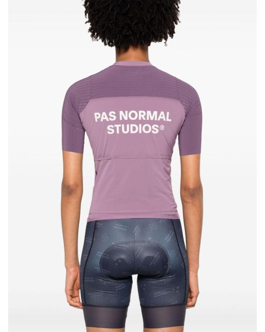 Pas Normal Studios Purple Logo-print Lightweight Cycling Vest