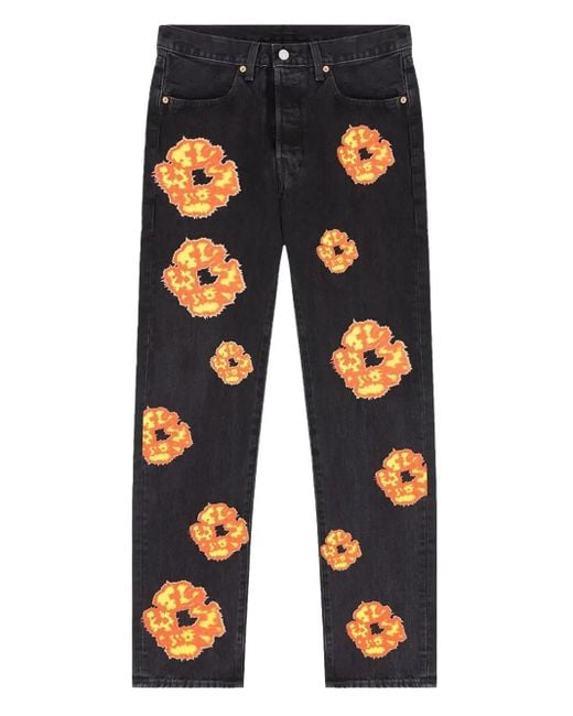 Vaqueros 501 Offset DENIM TEARS de hombre de color Blue