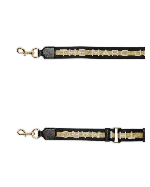 Marc Jacobs White The Logo Thin Webbing Strap