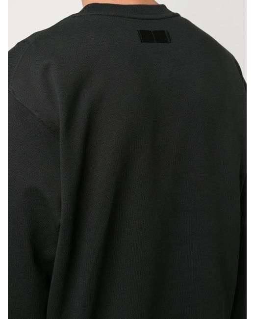 3.1 Phillip Lim Black Logo Patch Detail Sweatshirt for men