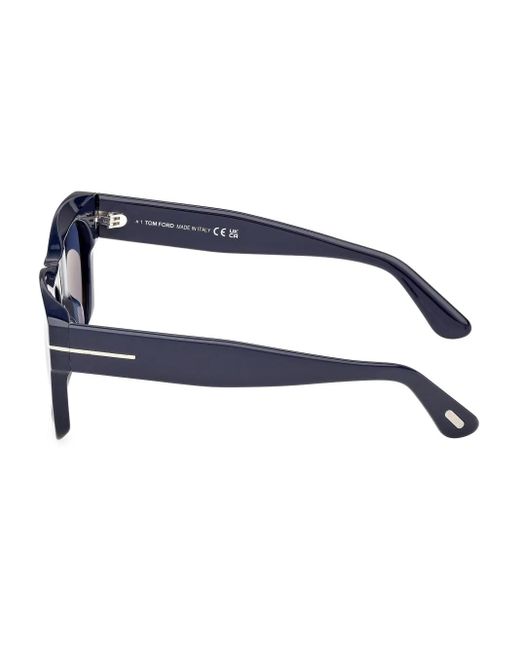 Tom Ford Blue Square-Frame Sunglasses