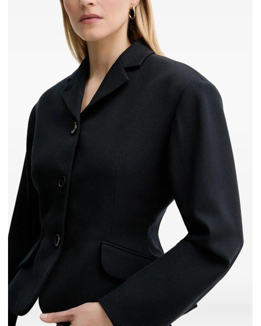 Bally Black Peplum Blouse