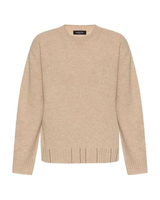 Fabiana Filippi Natural Monili-Embellished Sweater