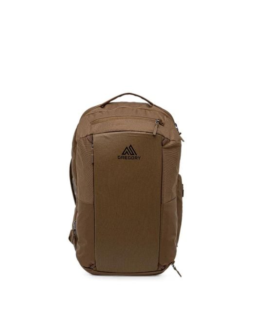 Gregory Brown Zip Backpack