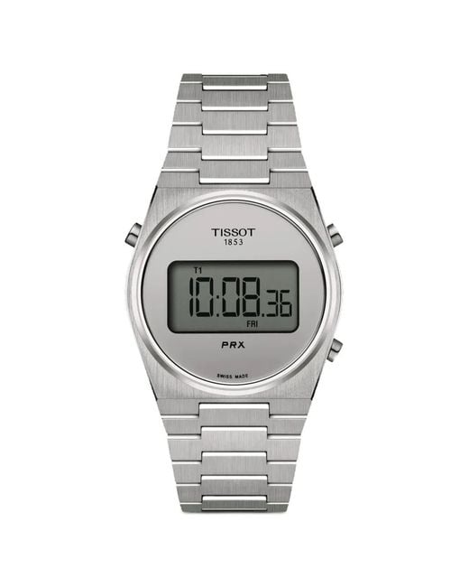 Tissot Gray Prx Digital 35Mm Watch for men