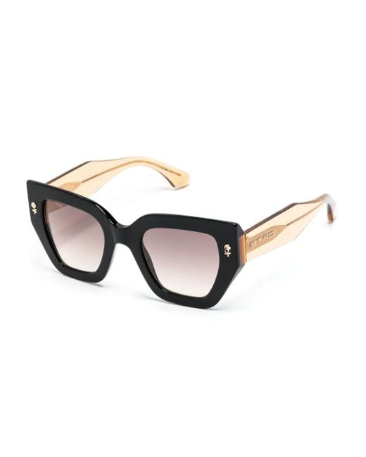 Etro Black Butterfly-Frame Sunglasses