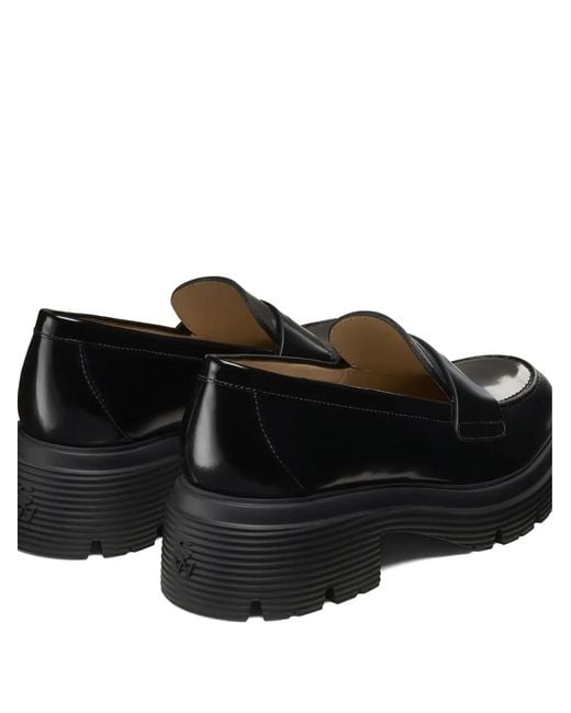 Stuart Weitzman Black Hudson Lite Loafers