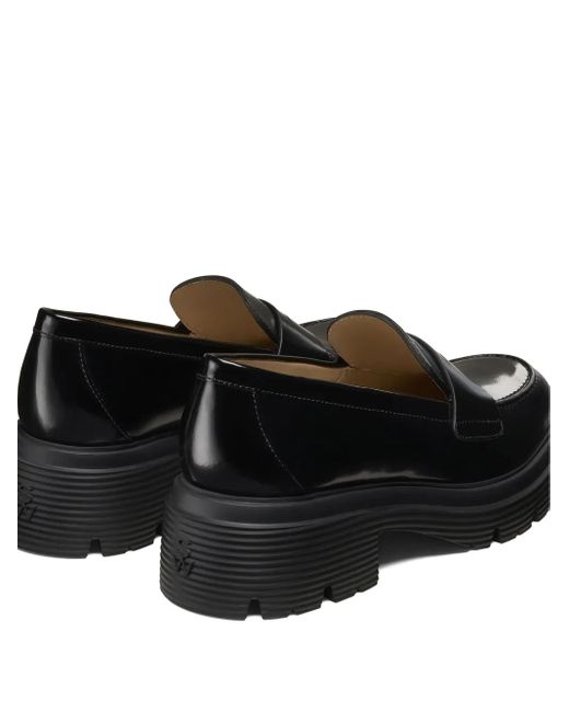 Stuart Weitzman Black Hudson Lite Loafers