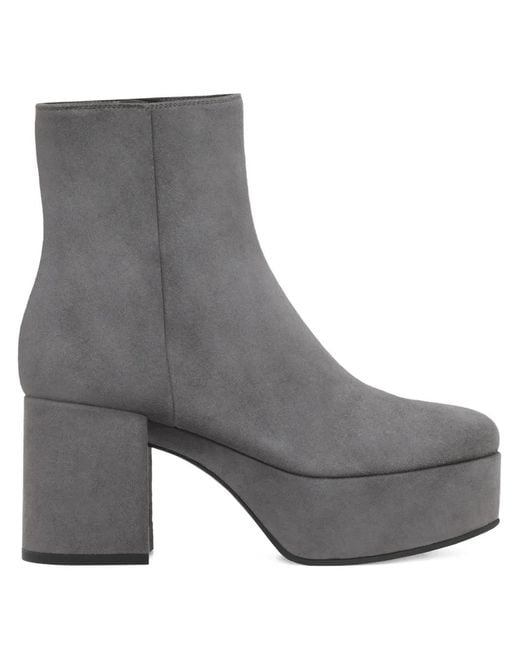 Gianvito Rossi Gray Sally Platform Boots