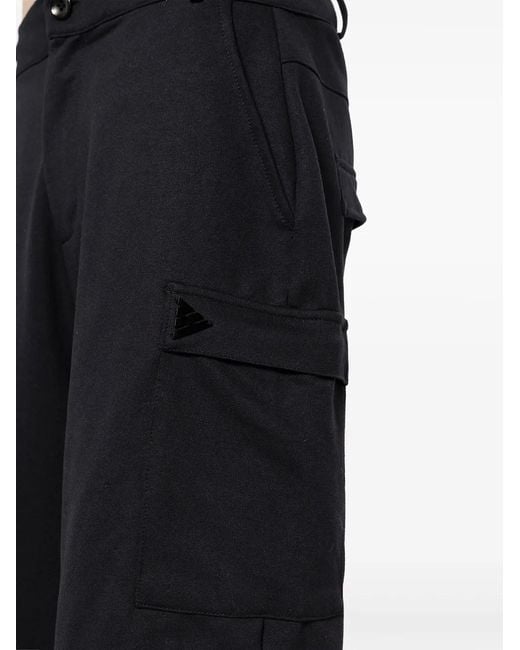 Amir Slama Black Cargo-Pocket Bermuda Shorts for men