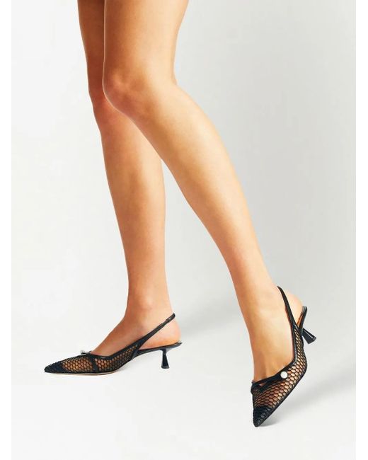 Escarpins Amita 45 Mm À Bride Arrière Jimmy Choo en coloris Metallic