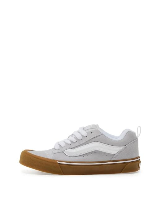 Vans White Knu Skool Sneakers for men