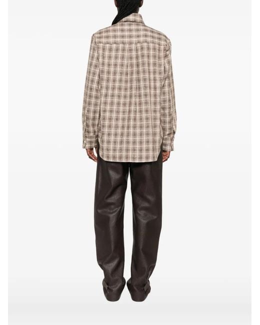 Rohe Natural Check-Pattern Shirt