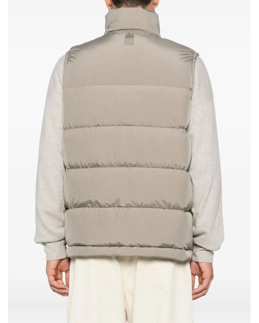 Chaleco acolchado Maison Kitsuné de hombre de color Gray