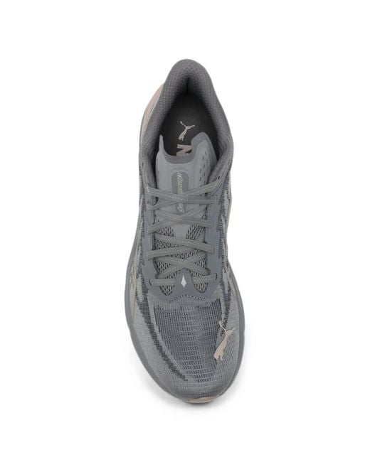 PUMA Gray Deviate Nitro 4 Sneakers