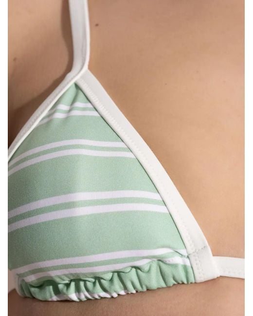 Bikini a rayas Marysia Swim de color Green