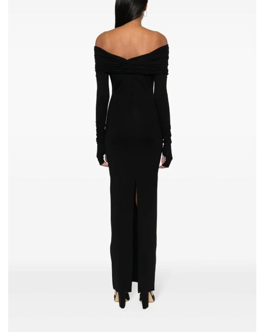 MANURI Maxi-Jurk in het Black