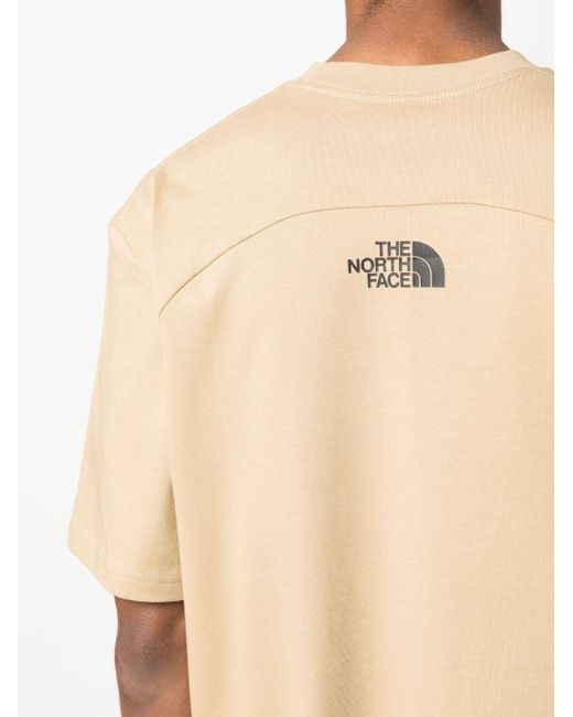 The North Face T-shirt Met Logopatch in het Natural voor heren