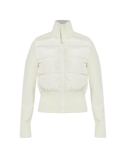 Canada Goose White Quilted Puffer Jacket