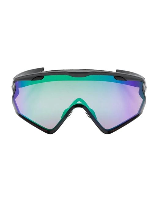 Oakley Blue Wind Jacket 2.0 Shield-Frame Sunglasses for men