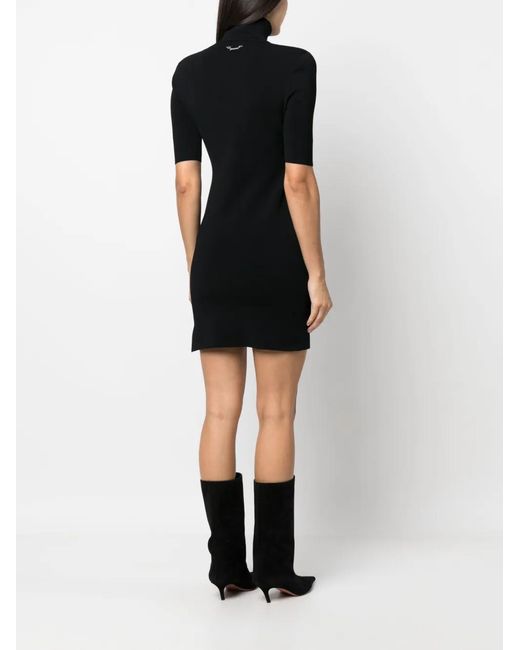 DSquared² Jurk Met Col in het Black