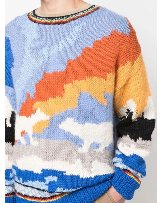 DSquared² Blue Jumper for men