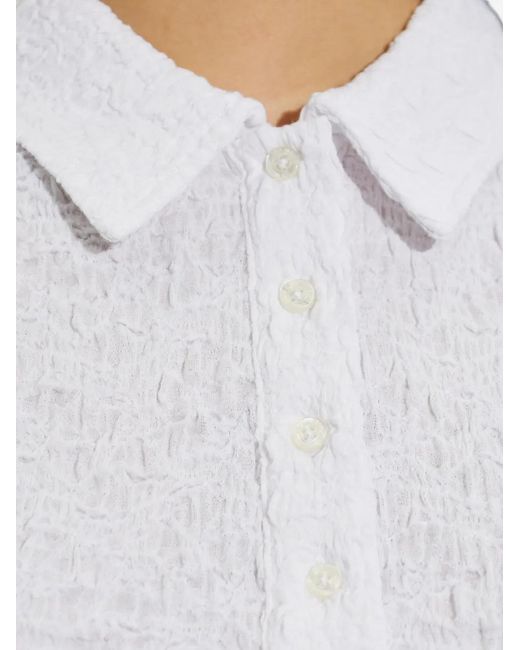 Samsøe & Samsøe White Polo Sadaisy À Col
