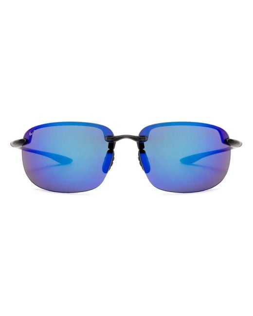 Maui Jim Blue Geometric-Frame Sunglasses