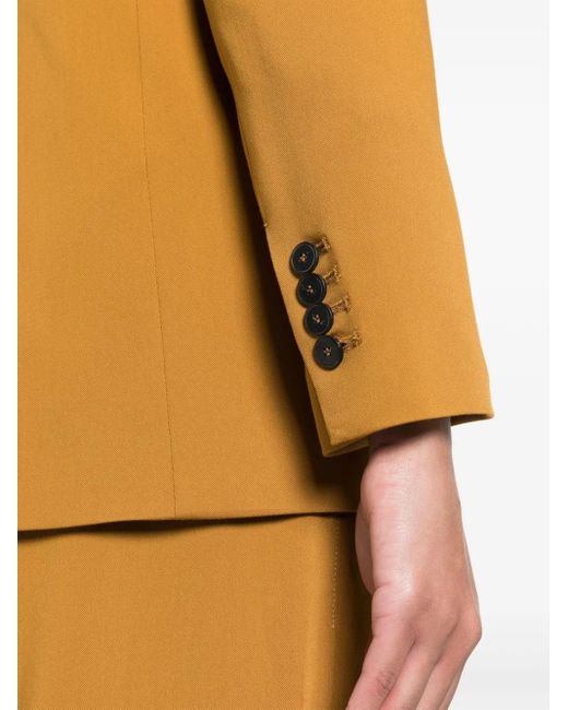 Forte Forte Yellow Blazer Mit Fallendem Revers