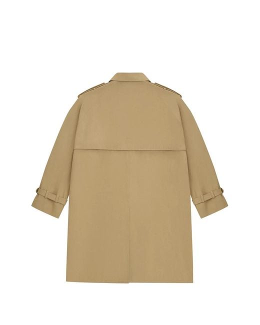 Gosha Rubchinskiy Natural Double-Breasted Belted Trench Coat