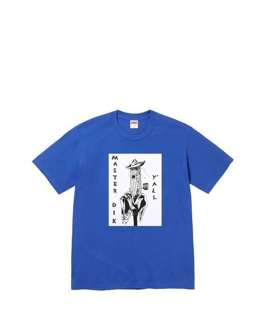 Supreme Blue X Mike Kelley T-Shirt À Imprimé Graphique