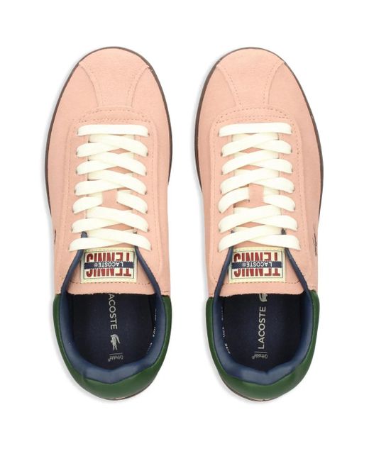 Lacoste Brown Baseshot Suede Sneakers