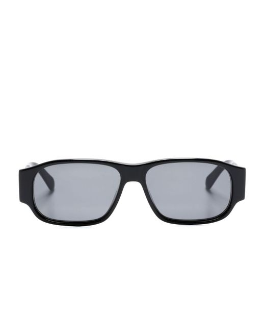 Ferragamo Gray Rectangle-frame Sunglasses