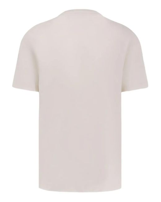 Boss White Short-Sleeve Crew-Neck T-Shirt for men
