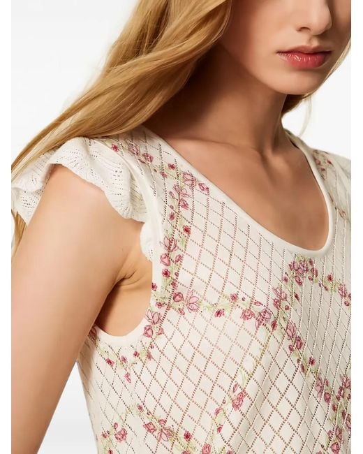Twinset Natural Multi Function Knit Top
