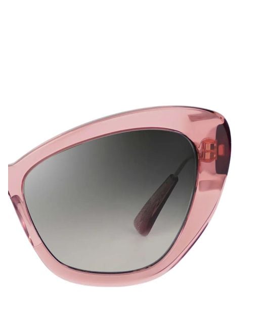 Bugatti Gray Cat-Eye Frame Sunglasses