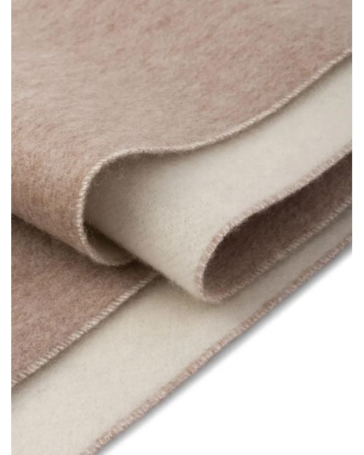 Prada Natural Reversible Cashmere Scarf